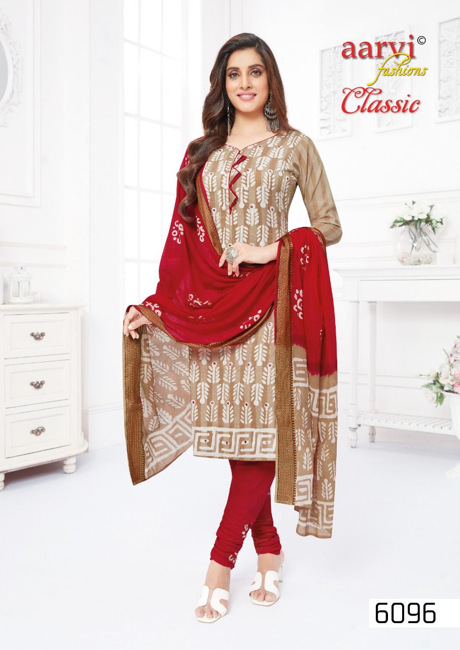 Aarvi Classic 2 Fancy Casual Wear Wholesale Dress Material Collection